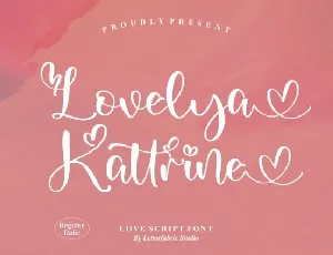 Lovelya Kattrine font