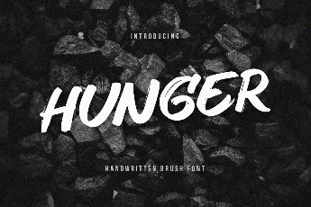 Hunger font