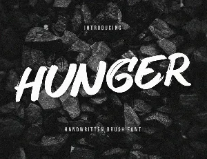 Hunger font