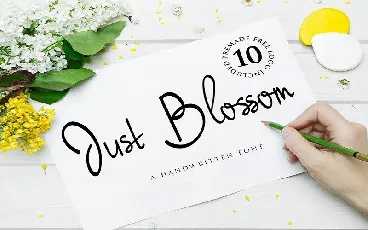 Just Blossom Handwritten font