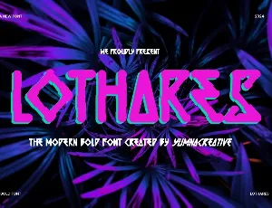 Lothares font