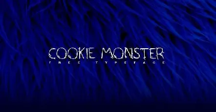 Cookie Monster font