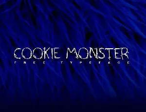 Cookie Monster font