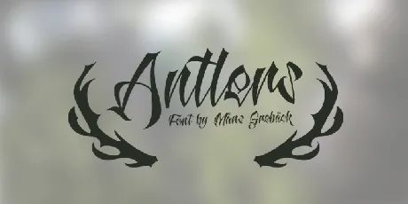 Antlers Demo font