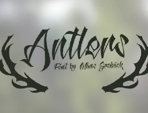 Antlers Demo font