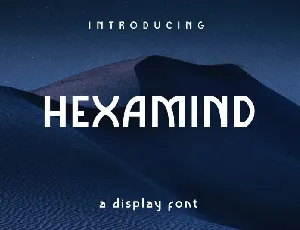 Hexamind font