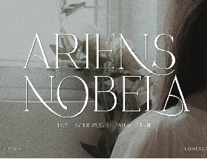 Ariens Nobela font