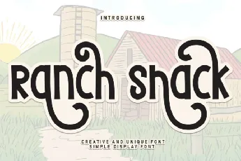 Ranch Shack Display font