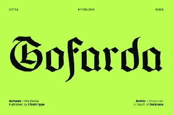 Gofarda font