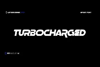 Turbocharged font