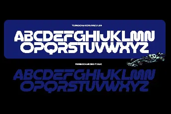 Turbocharged font