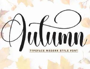 Autumn Script font