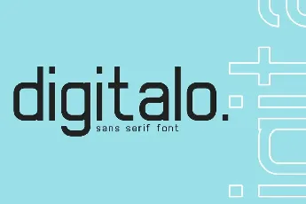 Digitalo font