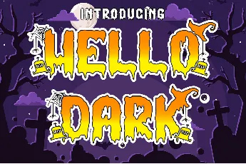 Hellodark font