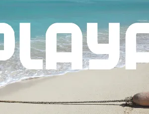 Playa font