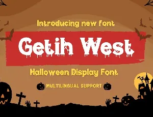 Getih West font