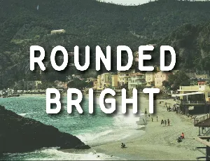 Rounded Bright font