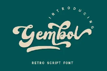 Gembol font