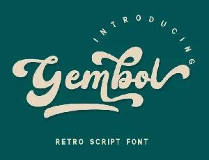 Gembol font