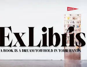 Ex Libris font