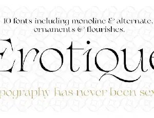 Erotique Serif Family font