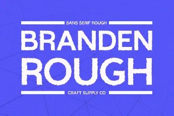 Branden Rough font