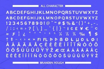 Branden Rough font