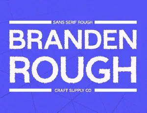 Branden Rough font