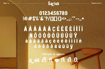 Sariva font