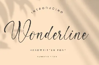 Wonderline font