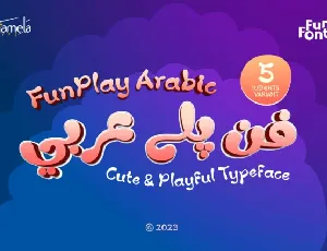 Fun Play Arabic font