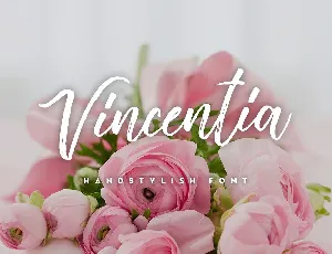 Vincentia Handstylish Free font