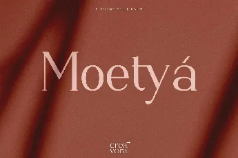 Moetya font