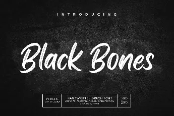 Black Bones font