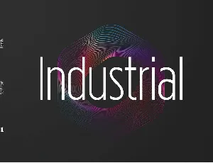 Industrial font