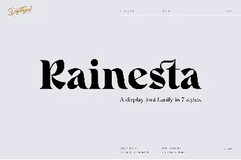 Rainesta DEMO font