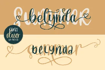 Summer Belynda font