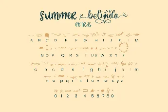 Summer Belynda font