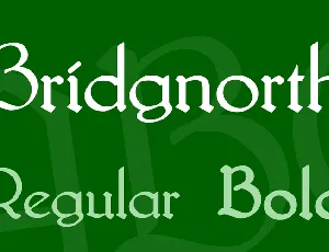 Bridgnorth font