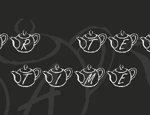 KR Tea Time font