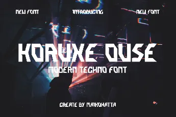 KORUXE OUSE font