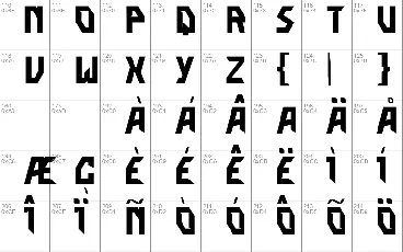 KORUXE OUSE font