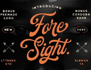 Foresight font