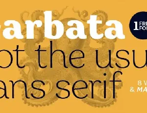 Garbata Sans Serif Family font