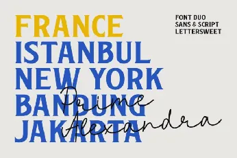 Prime Alexandra Duo font