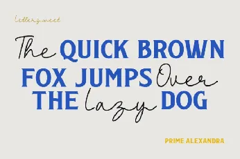 Prime Alexandra Duo font