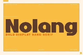 Nolang font