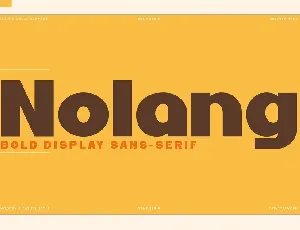 Nolang font