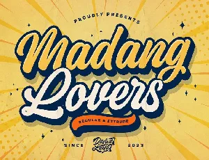 Madang Lovers font