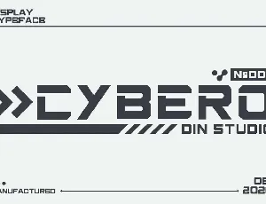 Cybero Display Typeface font